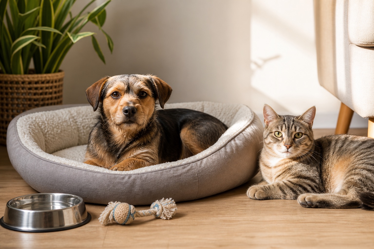 Intérieur chaleureux où sont gardés des animaux de compagnie à Veigy-Foncenex
